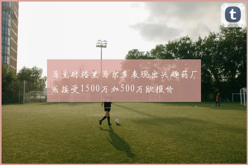 马竞对格里马尔多表现出兴趣药厂或接受1500万加500万欧报价